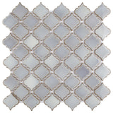 Hudson Tangier Mosaic Floor and Wall Tile, Grey Eye