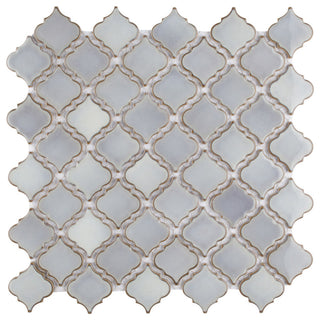 Hudson Tangier Mosaic Floor and Wall Tile, Grey Eye