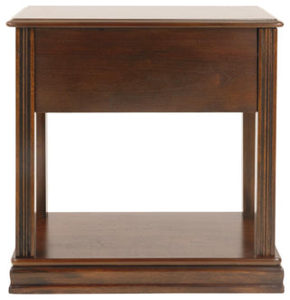 Breegin Contemporary Brown Chair Side End Table