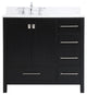 Elegant Decor Irene Bathroom Vanity Black