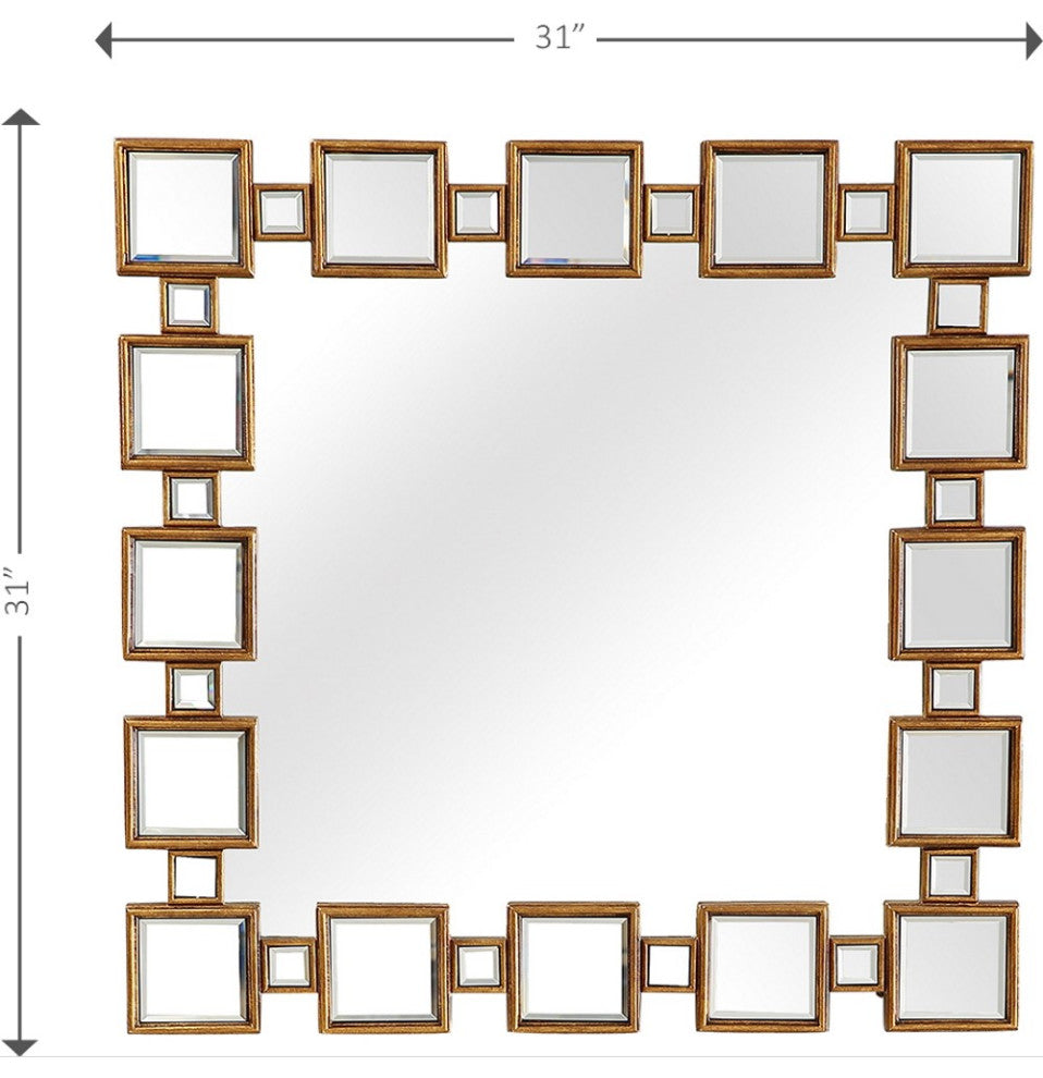 Sqaure Reflective Wall Mirror