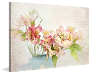 "Alstroemeria" Painting Print on Wrapped Canvas