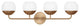 Visual Comfort Studio 4468104-848 4-Light Bath Vanity, Alvin