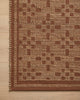 Chris Loves Julia x Loloi Judy Natural / Spice 3'-6" x 5'-6" Accent Rug