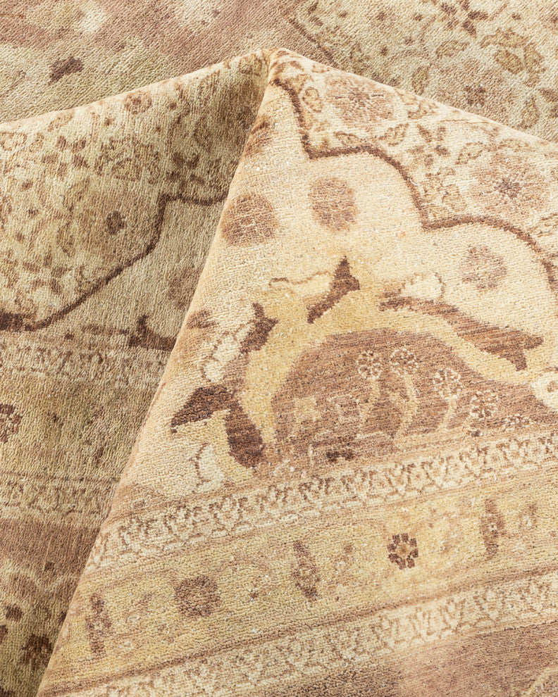Jinani, One-of-a-Kind Hand-Knotted Area Rug Ivory, 9'2"x12'0"