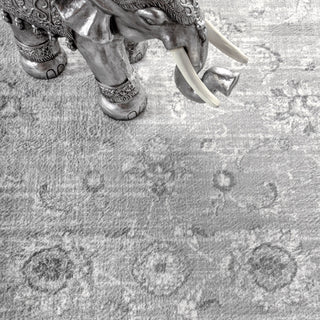 Modern Persian Vintage Light Grey 8' x 10' Area Rug