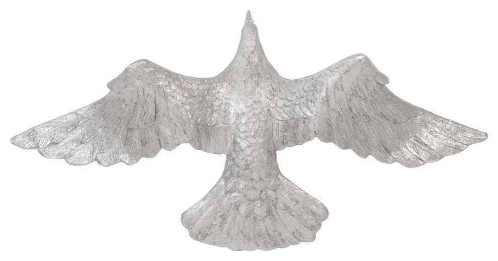 Dove Wall Art, Silver Leaf C