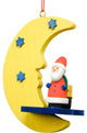 Christian Ulbricht Ornament- Santa In Moon