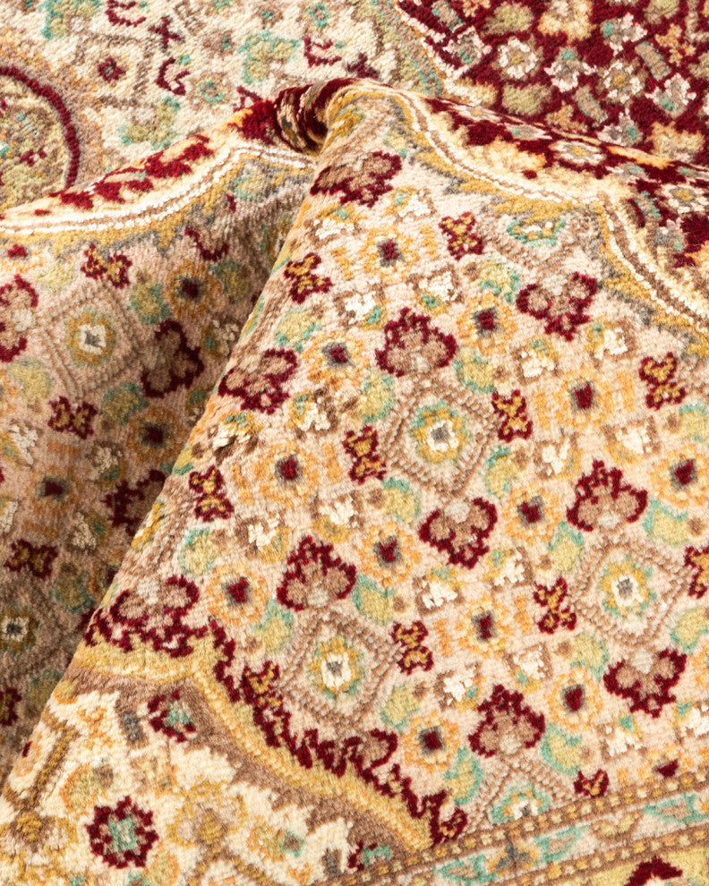 Mogul, One-of-a-Kind Hand-Knotted Area Rug Red, 6'8"x9'7"