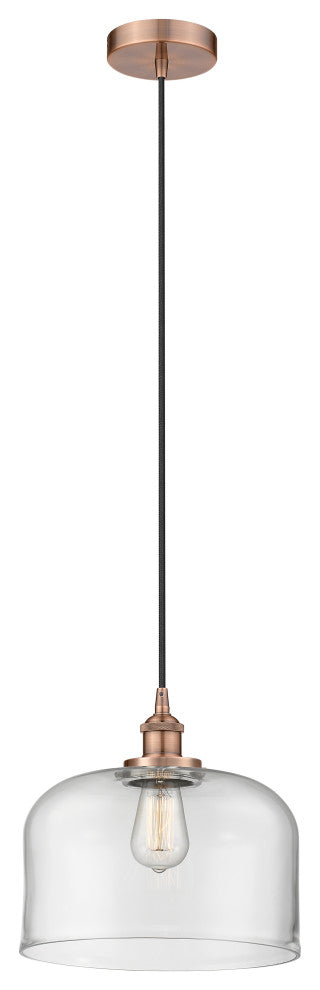 Innovations 616-1PH-AC-G72-L-LED 1-Light Mini Pendant, Antique Copper