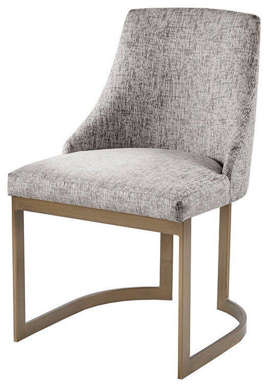 Madison Park Dining Chairs Transitional Modern Side Chairs, Set of 2, Grey, Dining Chair