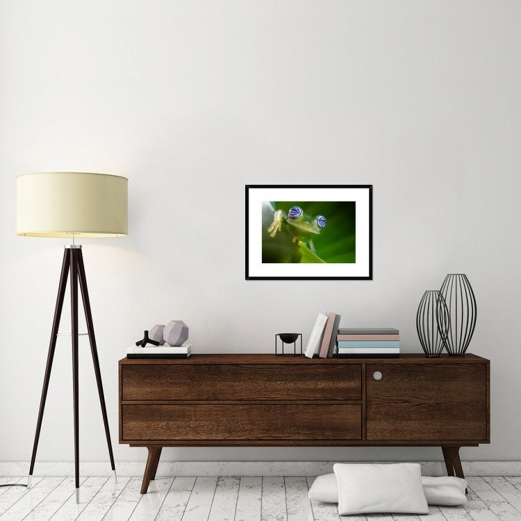 "Im a bit shy" Framed Digital Print by Ghizzi Panizza Alberto, 30x22"