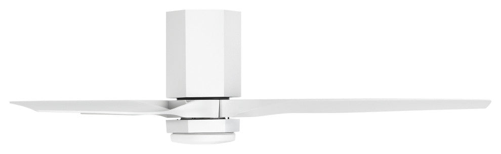Hinkley Facet 52" Led Smart Fan, Matte White