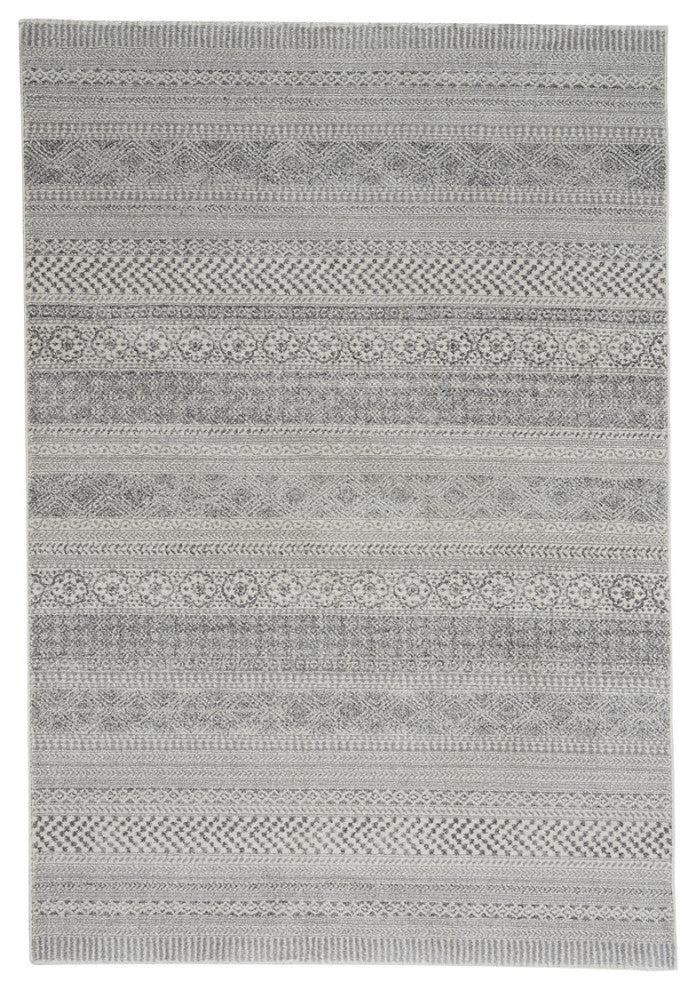 Capel Channel Nickel 4742_300 Machine Woven Rugs - 3' 11" X 5' 6" Rectangle