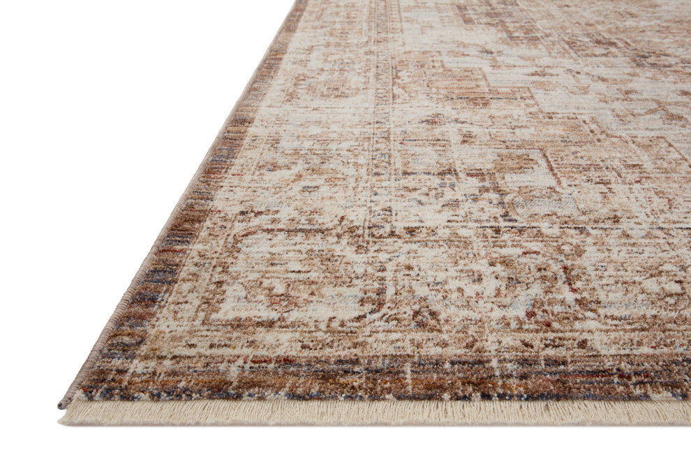Loloi II Sorrento Mocha/Multi 2'7"x10' Runner Rug