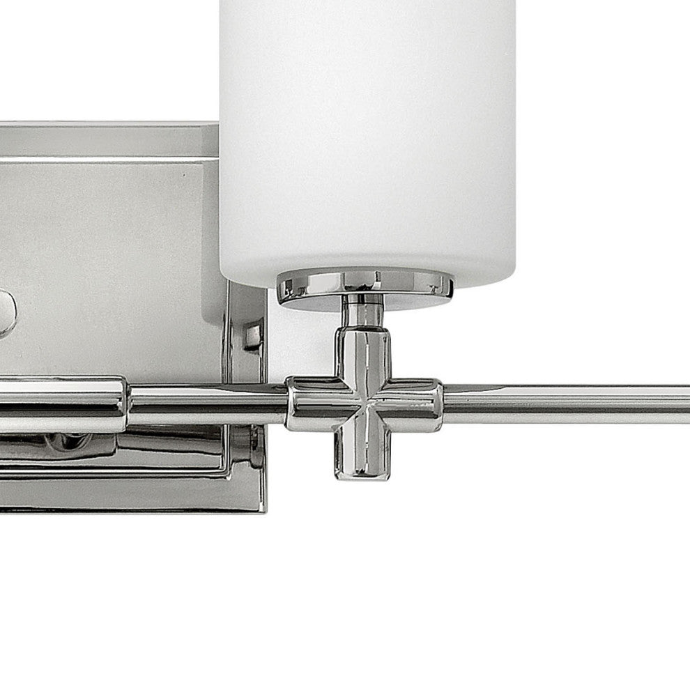Hinkley Laurel Four Light Vanity, Polished Nickel