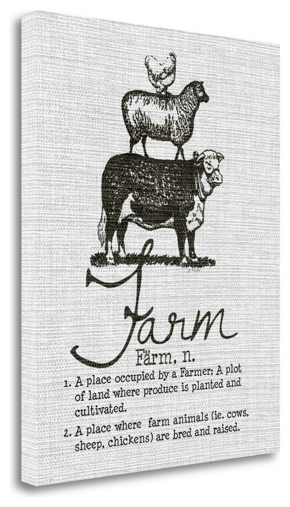 "Farmers Wife" By Jo Moulton, Giclee Print on Gallery Wrap Canvas, Ready to Hang