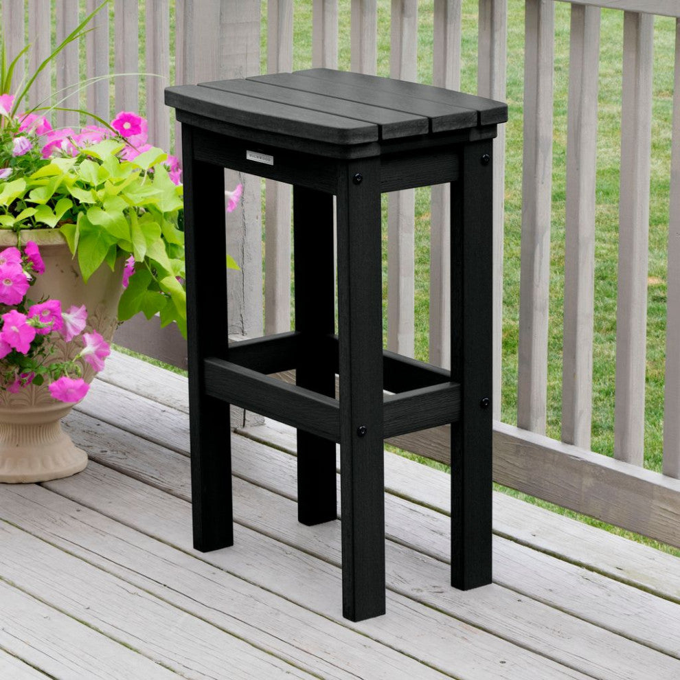 Lehigh Bar Height Stool, Black