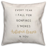 Fall For You 18x18 Spun Poly Pillow