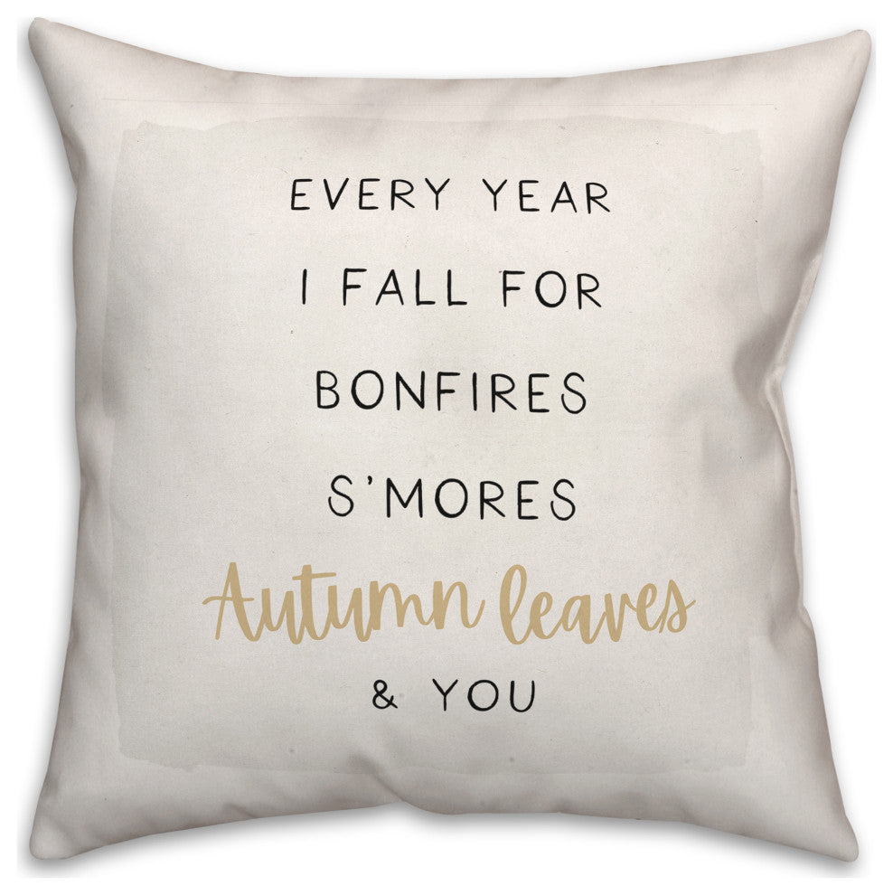 Fall For You 18x18 Spun Poly Pillow