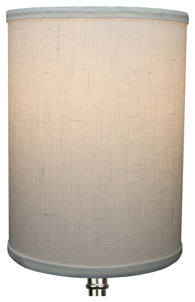 Fenchel Shades 8"x8"x11" Spider Attachment Drum Lamp Shade, Designer Linen