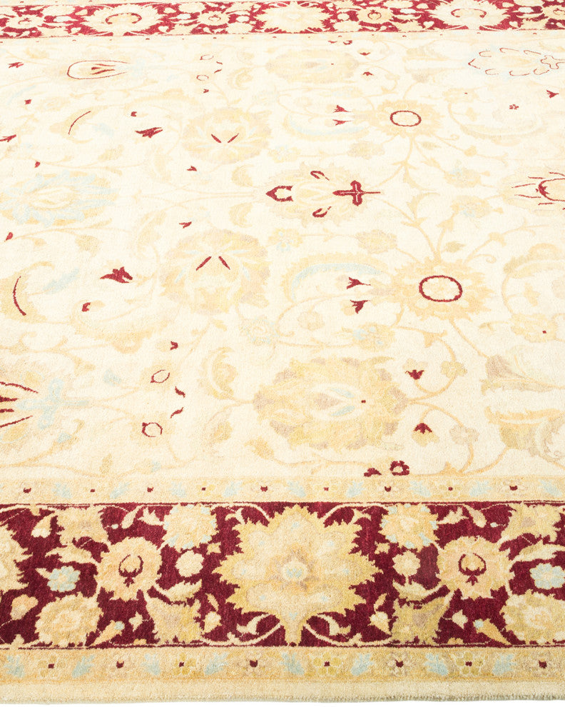 Mogul, One-of-a-Kind Hand-Knotted Area Rug Ivory, 6'0"x8'10"