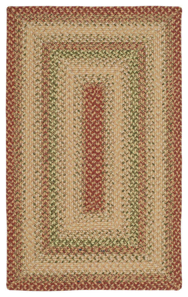 Safavieh Braided Collection BRD303 Rug, Rust/Multi, 2'6"x4'