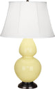 Robert Abbey RA-1605 1-Light Table Lamp, Double Gourd