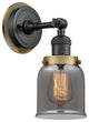 INNOVATIONS LIGHTING 203BK-BPBB-HRBB-G53 Small Bell 1 Light Mixed Metals Sconce