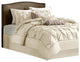 Madison Park Laurel 7 Piece Tufted Comforter Set in Ivory
