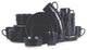 Stone Lain Jules Stoneware 32 Piece Dinnerware Set, Black