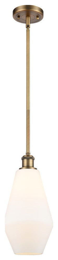 Innovations 516-1S-BB-G651-7-LED 1-Light Mini Pendant, Brushed Brass
