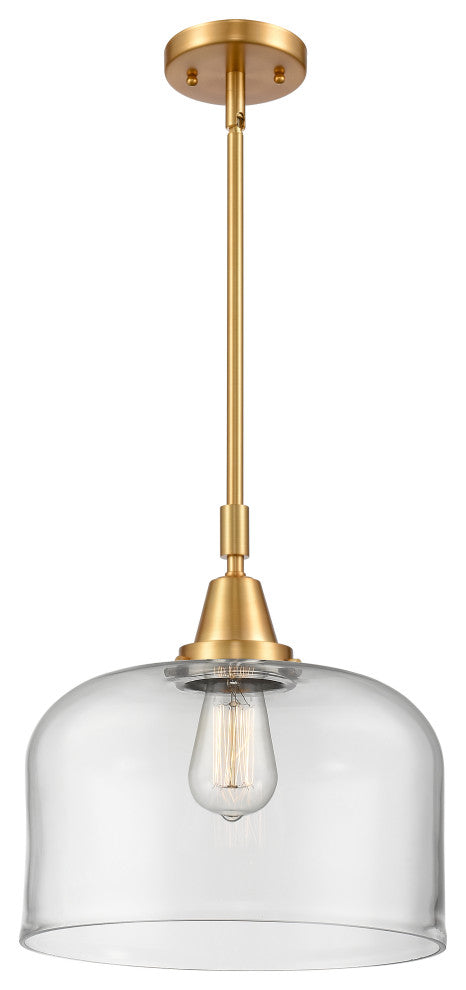 Innovations Lighting 447-1S-SG-G72-L Bell 1 Light 12" Mini Pendant