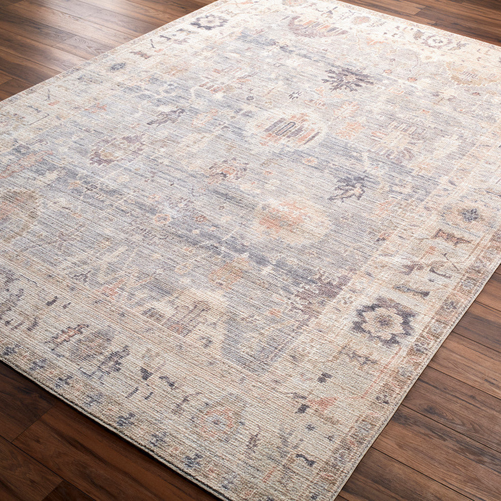 Surya + Becki Owens Marlene Machine Woven Area Rug, Pale Blue, 9'11" x 14'