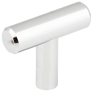 Elements 40 Naples 1-9/16" Solid Steel "T" Bar Cabinet Knob / - Polished Chrome