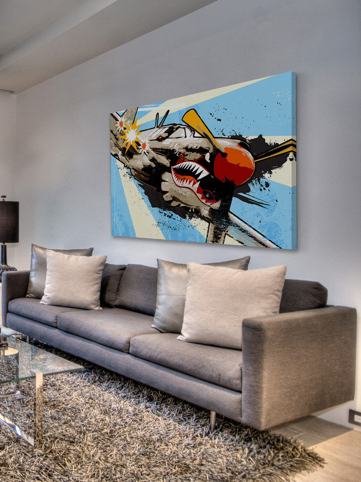 "P40 Warhawk" Art Print, 61x41 cm