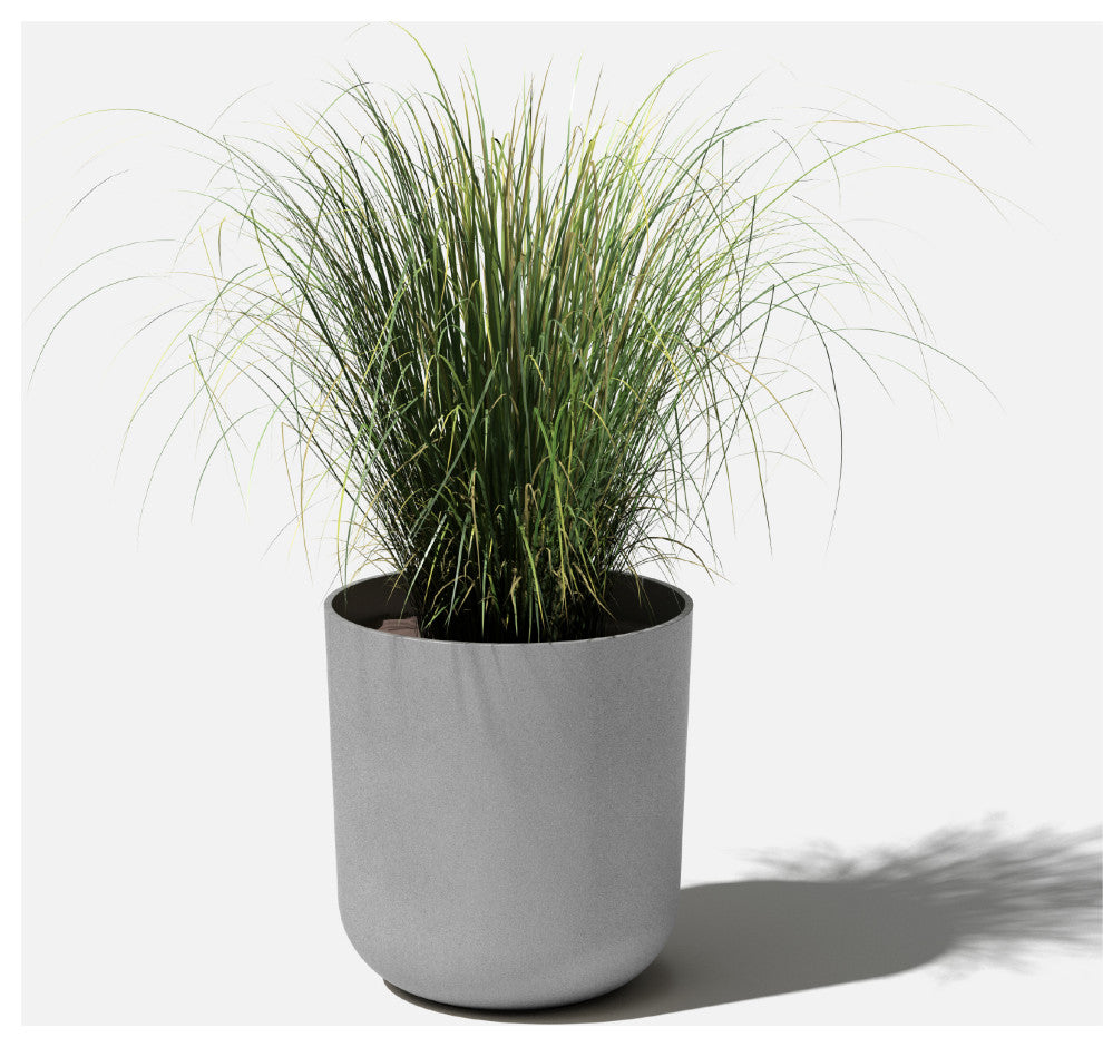 Pure Series Kona Planter, Grey, 20 Inches, 1 Pack