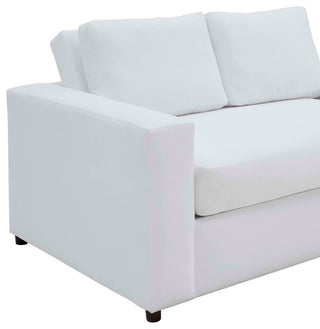 Avendale Velvet Loveseat, Dove White