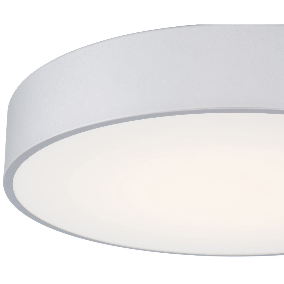 Access Lighting 49960LEDD/ACR Como 14"W LED Flush Mount Drum - Satin