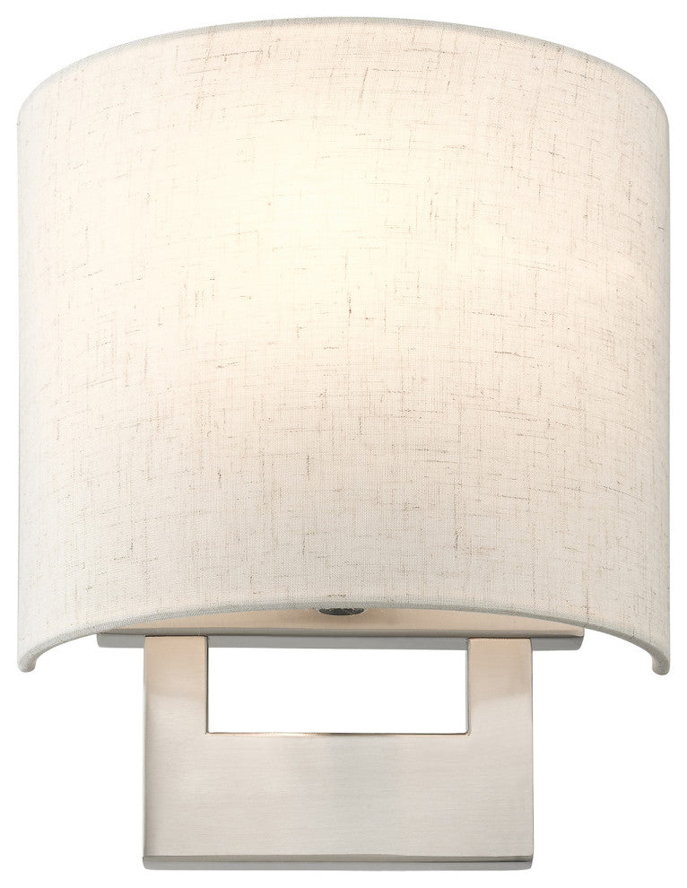 ADA Wall Sconces 1-Light Brushed Nickel Petite ADA Sconce