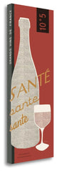 "Red Wine Toast" By Sue Schlabach, Giclee Print on Gallery Wrap Canvas