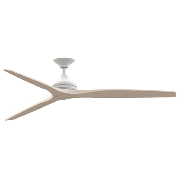 Fanimation Spitfire 72" Fan, matte White Motor, Weathered White Blades