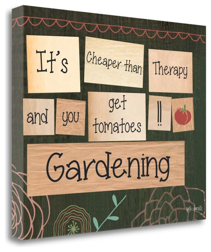"Garden" By Katie Doucette, Giclee Print on Gallery Wrap Canvas, Ready to Hang