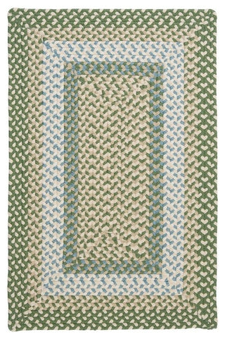 Colonial Mills Rug Montego Lily Pad Green Square