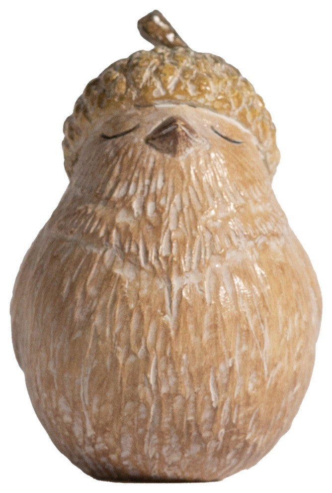 Harvest Bird With Acorn Hat Figurine, 6-Piece Set