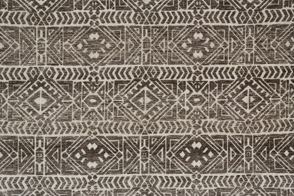 Weave & Wander Oliena Charcoal 2'x3' Power Loomed Area Rug