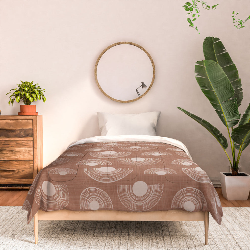 Deny Designs Emmie K Wabi Sabi Hygge Clay Comforter, Twin
