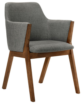 Westmont and Renzo Charcoal and Walnut 5-Piece Dining Set
