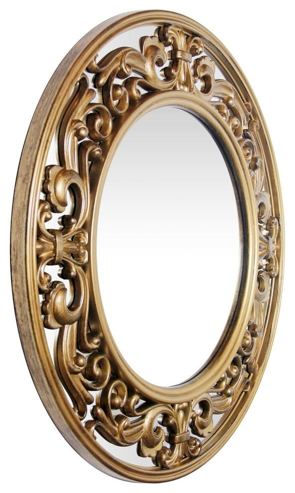 Victoria Round Wall Mirror, 23.5"