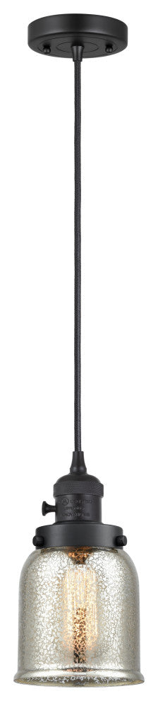 INNOVATIONS 201CSW-BK-G58 1-Light Mini Pendant Matte Black